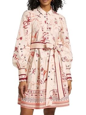 Marchesa Rosa Sylvan poplin dress size 2